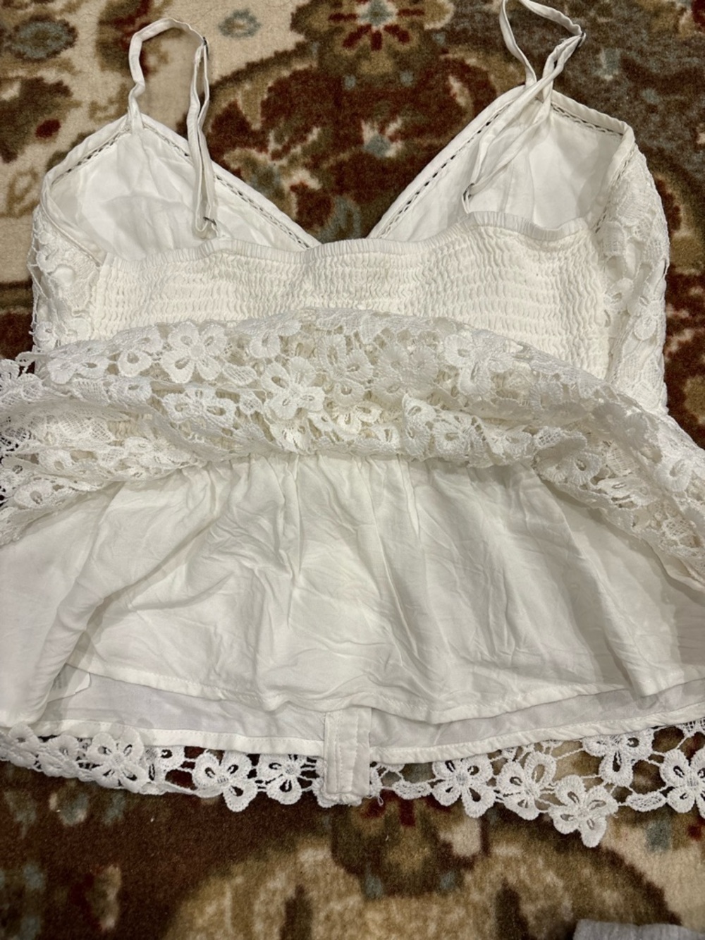 Abercrombie & Fitch Babydoll Lace Camisole Tank - Picture 6 of 6